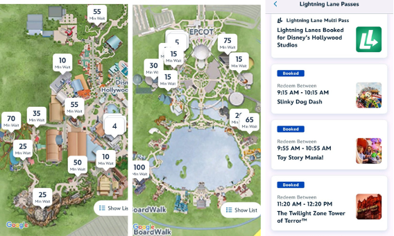 Mapas Mas Disney Experiende